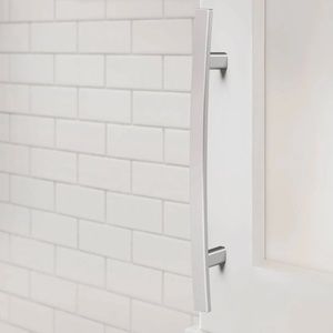 Amerock Cyprus 3 in (76 mm) Satin Nickel Drawer Pull Set of 2